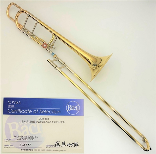 BACH　42BOGL with Goldbrass Tuning Slide (選定品)