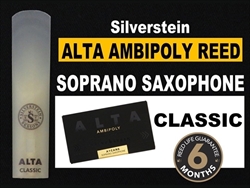 SILVERSTEIN　ALTA AMBIPOLY REED ソプラノサックス用 CLASSIC (ウインドクルー掲載)