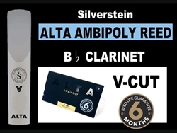 SILVERSTEIN　ALTA AMBIPOLY REED B♭クラリネット用 V-CUT / 3