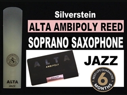 SILVERSTEIN　ALTA AMBIPOLY REED ソプラノサックス用 JAZZ (ウインドクルー掲載)